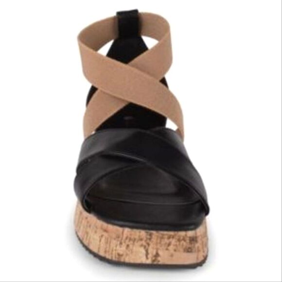 NIB Gloria Vanderbilt wedges sandals sz 8 - Picture 2 of 4